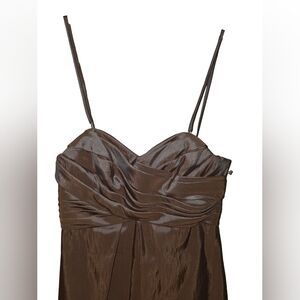 Wtoo Strapless Brown Dress